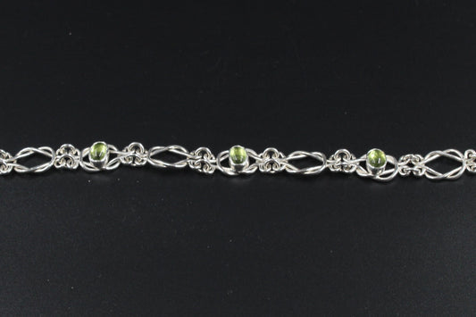 Silver Celtic Chain Bracelet (16.5cm)